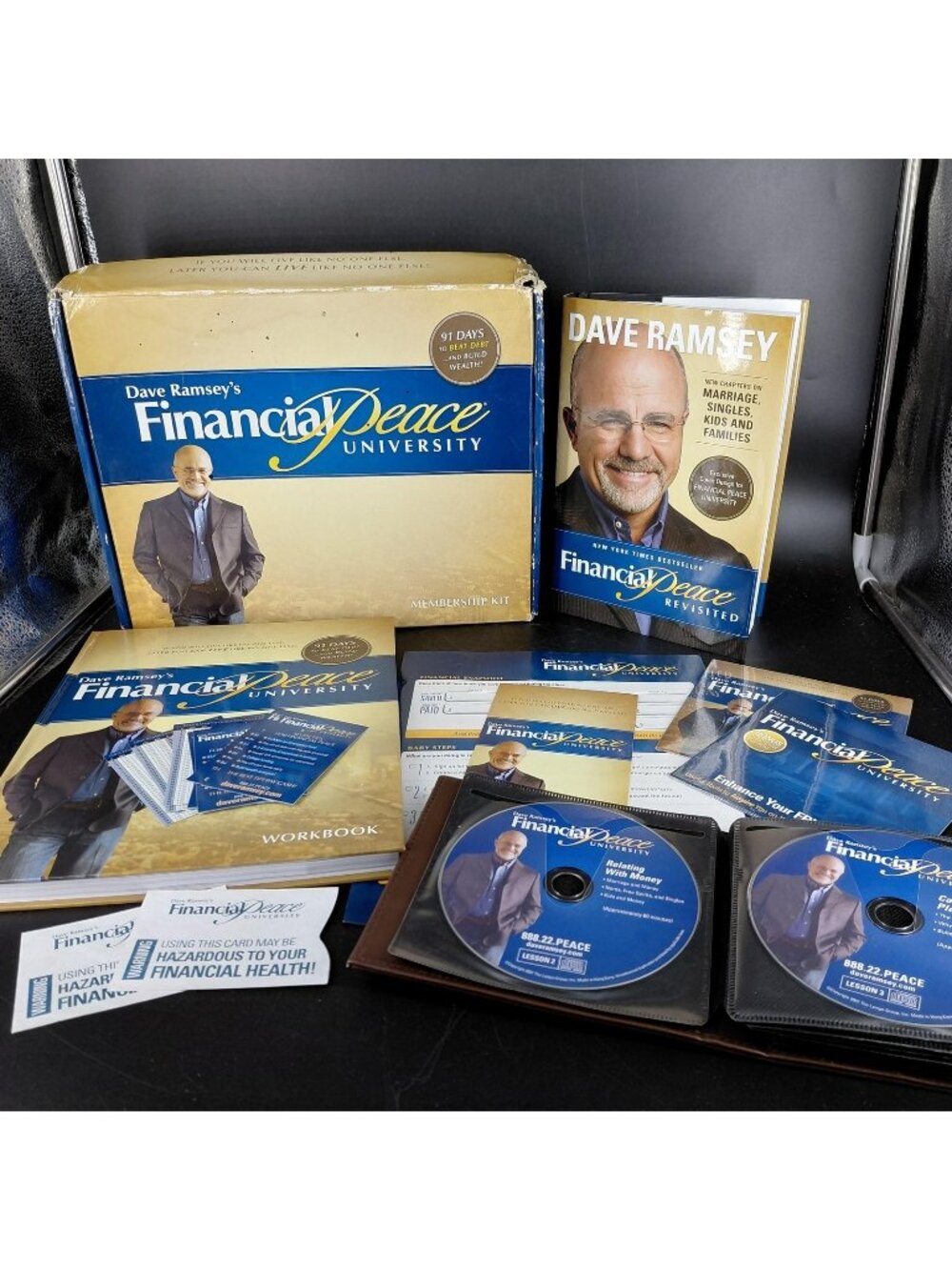 Dave Ramsey Financial Peace University Membership Kit Workbook Audio CD Set Book
